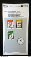 Brazil Brochure Edital 1994 09 Preservation Of Flora Without Stamp - Covers & Documents