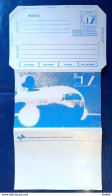 Brazil Aerogram Cod 001 International Airplane RPN Postal Service 1994 - Postal Stationery