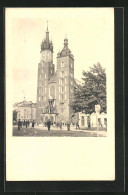 AK Krakau-Krakow, Blick Auf Die Marienkirche  - Polonia