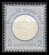 1872 Mi.5, Eagle "small Shield" 2Gr Grey Ultramarine, Unused  Some Original Gum MLH EXTRA RARE CAT VALUE 2.200€ - Gebraucht