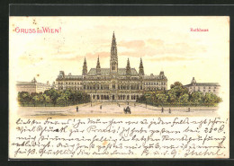 Künstler-AK Wien, Rathaus  - Other & Unclassified