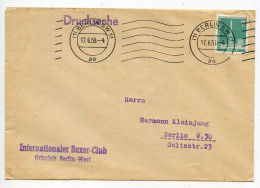 Germany, Berlin 1958 Cover; Berlin - Internationaler Boxer-Club; 7pf. Radio Station Stamp - Covers & Documents