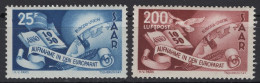 Saar - Set Of 2 - Council Of Europe - Mi 297~298 - 1950 - MNH - Ongebruikt