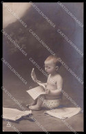 Nude Boy Chamber Pot RPPC Photo Serie 7595 WRINKLES Cartolina ZG9081 - Altri & Non Classificati