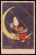 Artist Signed Sgrilli Children Pierrot Paper Moon Serie 1819-3postcard VK7930 - Altri & Non Classificati