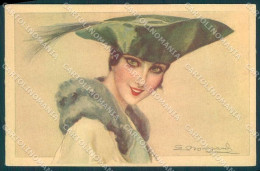 Artist Signed Bompard L. Fashion Glamour Lady Serie 990-5 Postcard VK8916 - Altri & Non Classificati