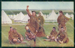 WW1 WWI Militari Propaganda Scottish Soldier Serie L.V.C. Cartolina XF6616 - Autres & Non Classés