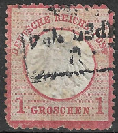 GERMANY GERMAN EMPIRE 1872  Mi # 4 , Eagle "small Shield"  1gr Rose - Gebraucht