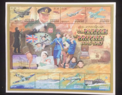 O) 2000 ANTIGUA AND BARBUDA, BATTLE  OF BRITAN, BRISTOL BLENHEIM, WINSTON CHURCHILL, BARRAGE BALLOON, HEINKEL, SPITFIRE, - Antigua Y Barbuda (1981-...)