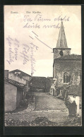 CPA Essey, Maisons En Ruines Et L'Église  - Other & Unclassified