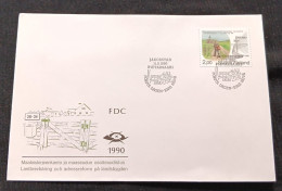D)1990, FINLAND, FIRST DAY COVER, ISSUE, CENTENARY OF PERSONAL DELIVERY OF THE MAIL, DELIVERY OF RURAL LETTERS AND REFOR - Otros & Sin Clasificación