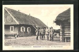 AK Moldsewitsche, Regimentsstab An Den Hütten Stehend  - Rusland
