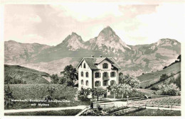 13971873 Morschach_SZ Restaurant Schwyzerhoehe Mit Mythen - Autres & Non Classés