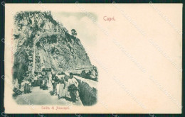 Napoli Capri Anacapri Asino Cartolina XB1805 - Napoli (Naples)