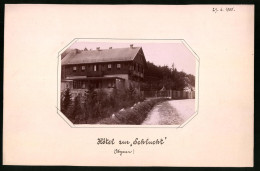 Photo Photographe Inconnu,  Vue De Col De La Schlucht, Hotel Zur Schlucht Um 1885  - Lieux