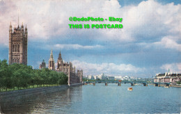 R409620 Houses Of Parliament From The River Thames London. V. Fry And Co. 1959 - Andere & Zonder Classificatie