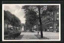 AK Krefeld, Ostwall Mit Gasthaus Krefelder Hof  - Krefeld