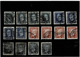 GERMANIA REICH ,"U.P.U.",4 Serie Complete Usate ,qualita Ottima - Used Stamps