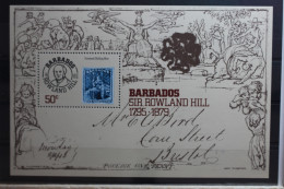 Barbados Block 12 Mit 463 Postfrisch #SX919 - Barbades (1966-...)