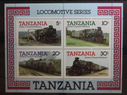 Tansania Block 44 Mit 268-271 Postfrisch #SY262 - Tanzania (1964-...)