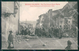Reggio Calabria Città Terremoto 1908 Cartolina XB1936 - Reggio Calabria