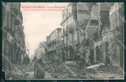 Reggio Calabria Città Terremoto 1908 ABRASA Cartolina XB1941 - Reggio Calabria