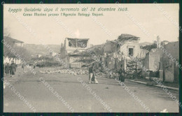 Reggio Calabria Città Terremoto 1908 ABRASA Cartolina XB1943 - Reggio Calabria