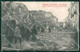 Reggio Calabria Città Terremoto 1908 Cartolina XB1938 - Reggio Calabria