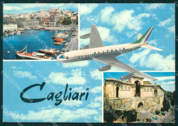 Cagliari Città Aereo Foto FG Cartolina ZKM7929 - Cagliari