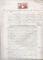 ESPAÑA 1906 — PLIEGO DE 2 Ptas, ENTERO FISCAL. Marca De Agua: TIMBRE DEL ESTADO - Steuermarken