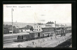 AK Bebra, Güterwaggons Am Bahnhof In Den Kriegsjahren 1914 /16  - Bebra