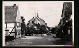 Foto-AK Sachsenhausen / Waldeck, Ortspartie Mit Gebäudeansicht  - Waldeck