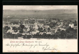AK Gross-Opatowitz, Panorama  - Tchéquie