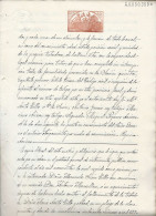 ESPAÑA 1904. PLIEGO 1 Pta. Entero Fiscal. Marca De Agua: TIMBRE DEL ESTADO - Fiscali