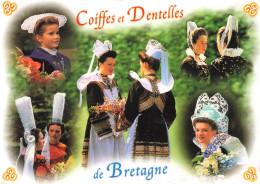 CPSM Coiffes Et Dentelles De Bretagne-Beau Timbre        L2864 - Bretagne