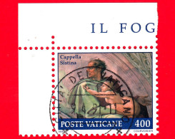 Nuovo - VATICANO - 1991 - Restauro Della Cappella Sistina - Lunetta Iosias - 400 L. - Unused Stamps