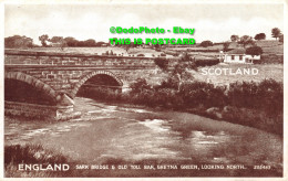 R410625 England. Sark Bridge And Old Toll Bar. Gretna Green. Looking North. 2054 - Welt