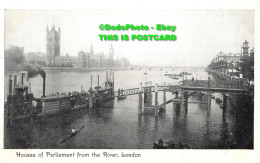 R411173 Houses Of Parliament From The River. London - Autres & Non Classés