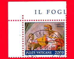 Nuovo - VATICANO - 1991 - Restauro Della Cappella Sistina - Lunetta Azor - 2000 L. - Ungebraucht