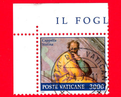 Nuovo - VATICANO - 1991 - Restauro Della Cappella Sistina - Lunetta Azor - 3000 L. - Unused Stamps