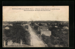 CPA Pavillons-sous-Bois, Avenue Jean-Jaurès à Vol D`oiseau  - Les Pavillons Sous Bois