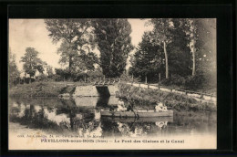 CPA Pavillons-sous-Bois, Le Pont Des Glaises Et Le Canal  - Les Pavillons Sous Bois