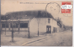 MERY-SUR-SEINE- PLACE DU 14 JUILLET ET RUE DE LAITRE- LE CAFE DU CENTRE - Sonstige & Ohne Zuordnung