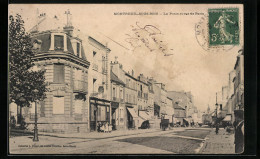 CPA Montreuil-sous-Bois, La Poste Et Rue De Paris  - Montreuil