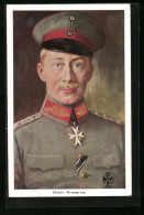 AK Kronprinz Wilhelm Von Preussen Mit Orden  - Koninklijke Families