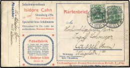 Deutsches Reich, 1908, PAK 1 F 32, Brief - Sonstige & Ohne Zuordnung