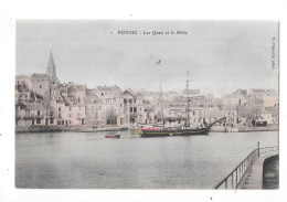 PORNIC- 44 -  CPA COLORISEE -  Les Quais Et Le Mole -  TOUL 5 - - Pornic