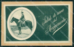 Militari Reggimento Cavalleria ABRASA Cartolina XF2945 - Régiments