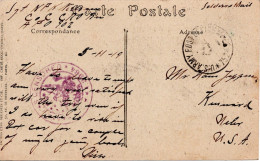 77449 - USA - 1919 - FpAnsKte APO 752 -> Kennard, NE, Abs. Bei APO 902 (Frankreich), M US-Zensurstpl - Covers & Documents