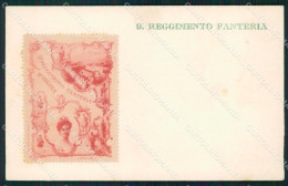 Militari IX Reggimento Fanteria Brigata Regina Savoia Cartolina XF0030 - Regimenten